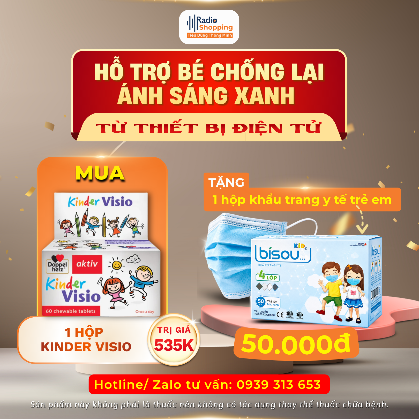🎁 Chương trình khuyến mãi khi mua sản phẩm Kinder Visio
